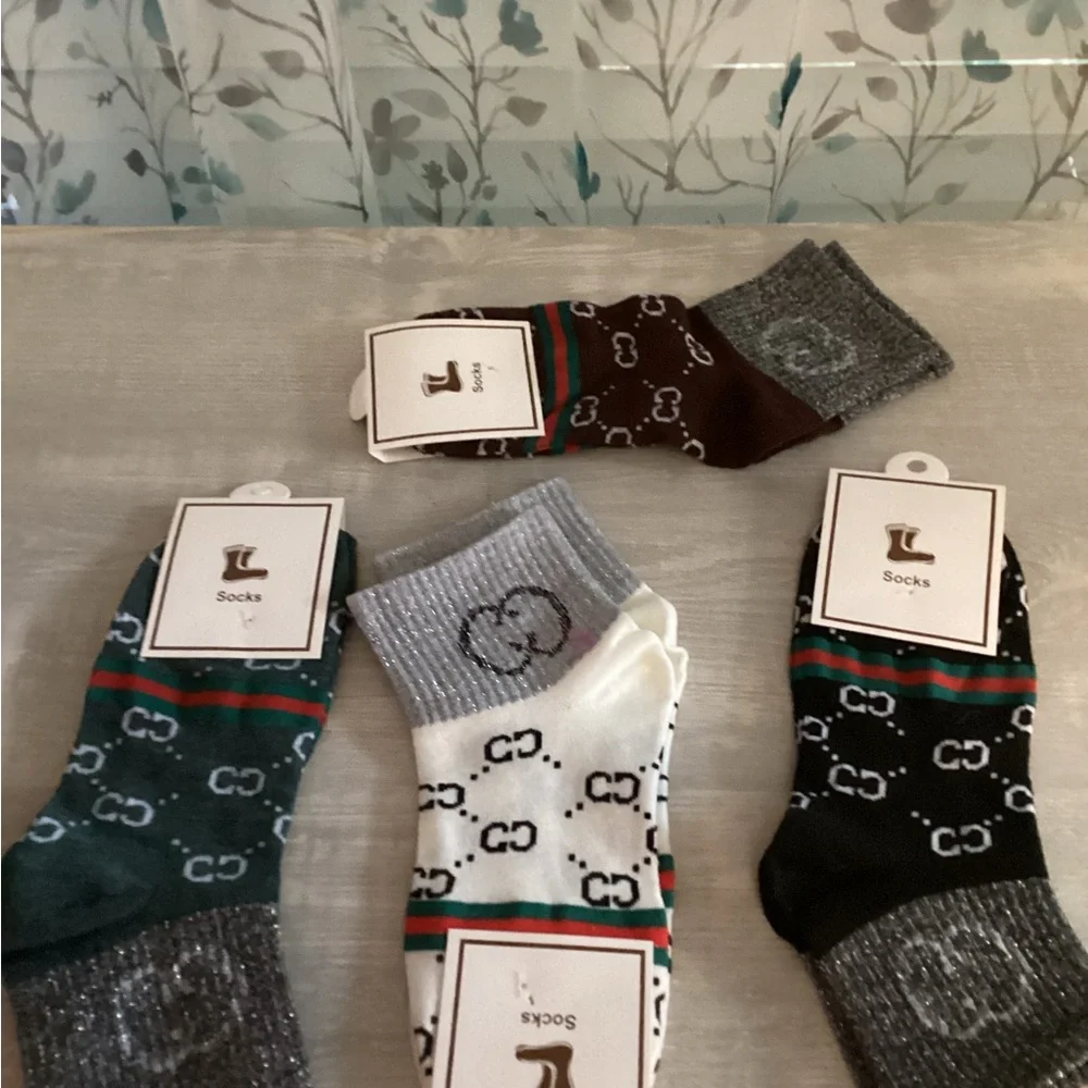 Stylish Multicolor Socks Set - Picture 2 of 6